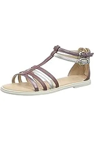 Geox J Sandal Karly Girl, Sandalias para Niña, Multicolor (Rose Smoke), 30 EU