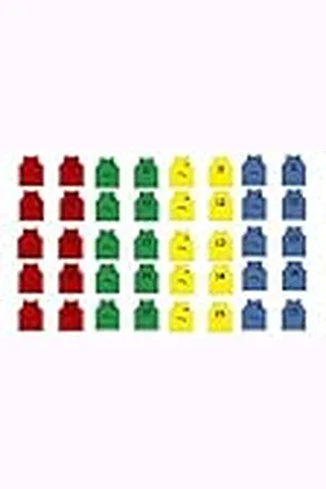 Softee Chaleco Marca Modelo Set 5 Petos Numerados del 11 Al 15