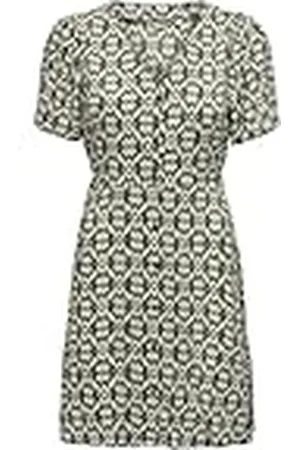 ONLY Onlevida S/S Short Dress Wvn Noos Vestido de Verano, , XL para Mujer