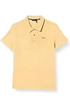 IKKS Polo Jaune Guitare Noire Éclair Xu11023.71 Camisa, Trigo, 3 Años para Niñas