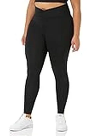 Amazon Leggings largos con detalle cruzado en la cintura Build Your Own Studio Sculpt (Previamente Core 10) Mujer, , 3XL Grande
