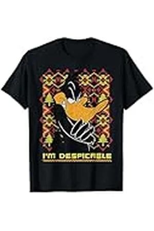 LOONEY TUNES Despicable de Navidad del pato Lucas Camiseta