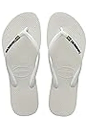 Havaianas Slim Brasil Logo, Chanclas Cómodas, Duraderas y Ligeras, Homenaje a Brasil, Bandera en Tiras y Suela, Mujer