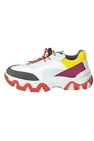 Fly London Fian634fly, Zapatillas Mujer, Color Blanco Roto Fucia, 36 EU