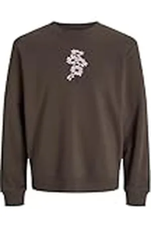 JACK & JONES Jorbouquet Emb Sweat C.N Ft Styd Aw24, , XL para Hombre