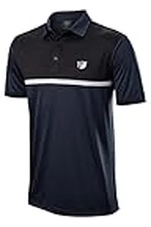 Wilson Staff hombre Polo de golf para hombre, Tricolor, Poliéster