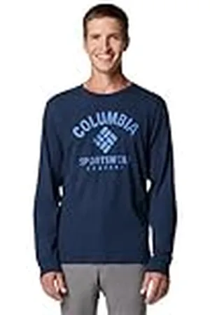 Columbia Rockaway R4er Graphic-Camiseta de Manga Larga, , XXL para Hombre
