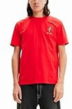 Desigual TS_eManual 3000 Carmin Camiseta, , S para Hombre