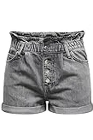 ONLY Onlcuba Paperbag Dnm Pantalones Cortos Noos, , XX-Small para Mujer