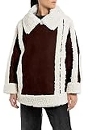 Replay W7816 Chaqueta de Piel, , S para Mujer