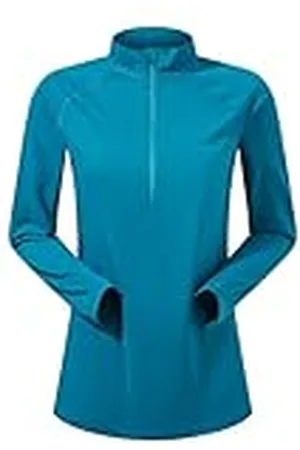 Berghaus Camiseta de Manga Larga con Media Cremallera para Mujer 24/7