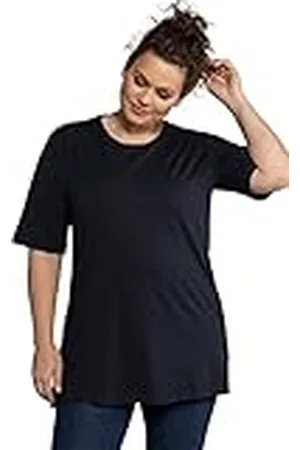 Ulla Popken Rundhals, Camiseta para Mujer, , 52