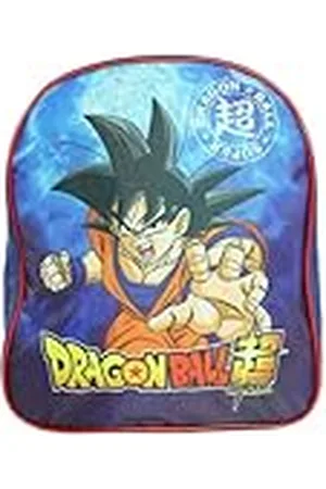 Disney Mochila Dragon Ball Z 30x26x10, Escuela y el Ocio, diseño superhéroe y práctica, Azul Marino, Bolsa