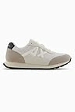 Armani Exchange Drop, Zapatillas Hombre, Plaza Taupe+Off Whit, 45 EU