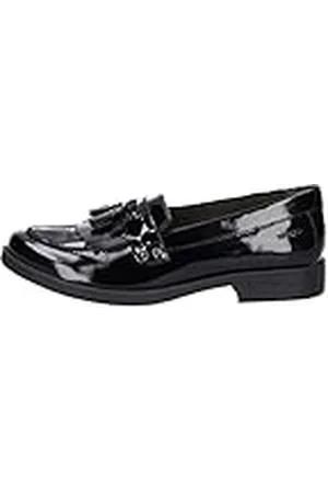 Geox Jr Agata A, Mocasines para Niña, (Black), 38 EU