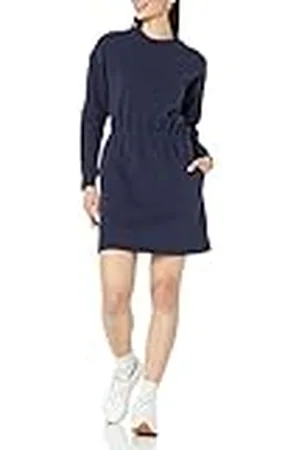 Amazon Vestido tipo sudadera con cintura ajustada (disponible en tallas grandes) Mujer, , 4XL Grande