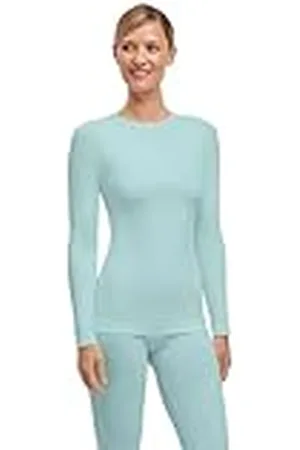 Falke Warm Round Neck W L/s SH Hilo Funcional Secado rápido 1 Pieza, Capa de Base Superior Mujer, , XS