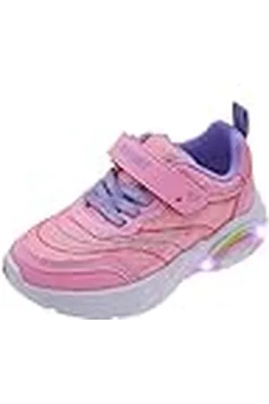 chicco Zapatos con Luces Niño y Niña, Zapatillas con Luces de Colores en la Suela, con Cordones Elásticos y Cierre Ajustable, Zapatos para Niñas y Niños, Diseñado en Italia
