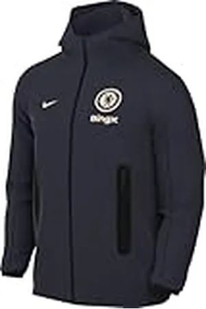 Nike Chelsea Top CFC M Nk TCH FLC FZ WR HDY, Obsidian/Guava Ice, FZ4175-452, S