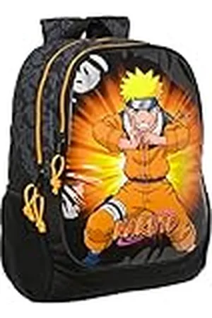 Safta M665 NARUTO - Mochila Escolar Infantil, Ideal para Niños de Diferentes Edades, Cómoda y Versátil, Calidad y Resistencia, 32x16x44, Unisex niños, , Estándar