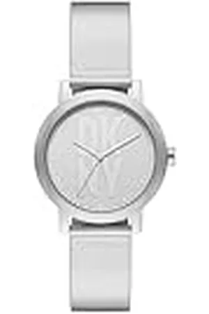 DKNY Reloj Análogico-Digital para Mujer de Automático con Correa en Poliéster NY6669