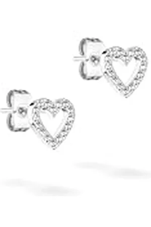 Tamaris Pendiente TJ-0496-E-08 , 0,8 cm, Acero inoxidable, Circonia cúbica