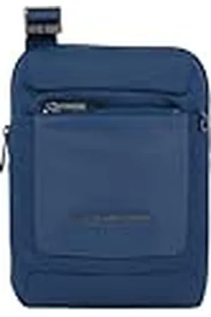 Piquadro Macbeth, Bolso Grande de Piel y Tejido para iPad 11 Pulgadas