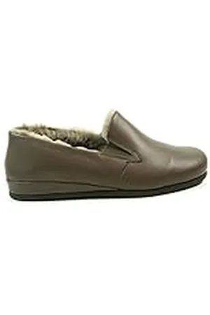 Rohde 6420 Viborg Zapatillas de Estar por Casa de Cuero Hombre, Talla:45 EU, Color: