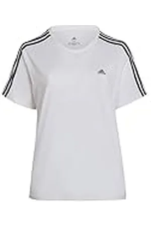 adidas Mujer Essentials Slim 3-Stripes tee (Plus Size), , 3XL Plus