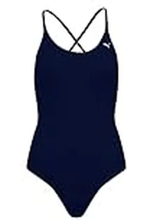 PUMA Swimsuit 1634 Traje de baño, Azul (Navy), M Mujer