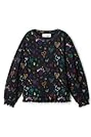 Desigual Sweat_Cristal 2000 Black Sudadera, , M para Niñas