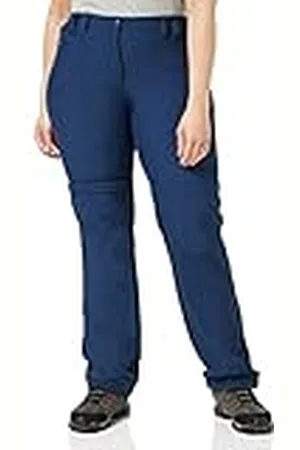 CMP Pantalón cremallera mujer stretch, Blue, XL