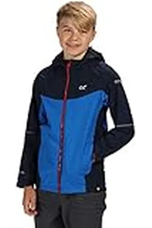 Regatta Hipoint Stretch Iv - Chaqueta impermeable y transpirable con capucha para niños, Infantil, Chaqueta, RKW229, , 14 años