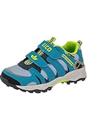 LICO Fremont V, Zapatos de Senderismo, Azul (Gr/Blau/Lemon Gr/Blau/Lemon), 37 EU