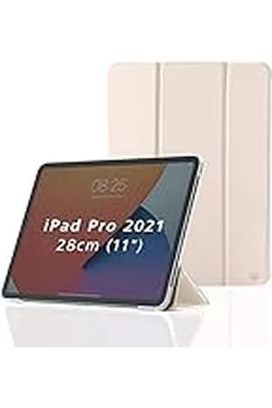 hama Funda para iPad Pro 2020/2021 de 11 Pulgadas (Funda con Tapa para Tablet Apple, Funda con función Atril, Parte Trasera Transparente, Cubierta magnética, Rosa, iPad Pro 2021