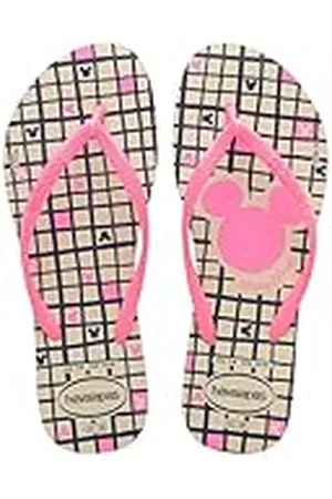 Havaianas Slim Disney Stylish, Chanclas Cómodas, Ligeras y Estilosas, Diseños de Disney, Tiras Finas y Suela Antideslizante, Mujer
