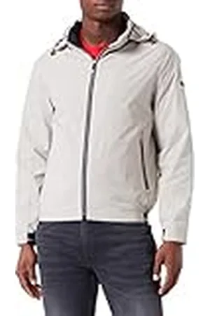 Bugatti Chaqueta para hombre 373100-31216, gris claro 210, estándar