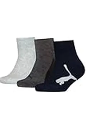 PUMA Quarter Calcetines, , 35-38 (Pack de 3) Unisex niños