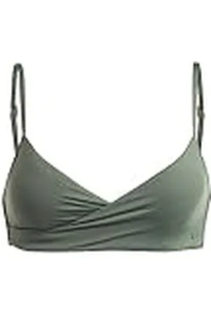 Roxy Beach Classics - Top de bikini bralette envolvente para Mujer