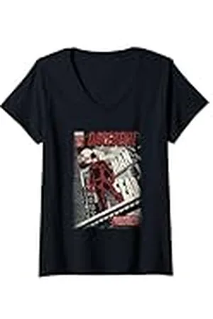 Daredevil Mujer The Man Without Fear Cover Big Camiseta Cuello V