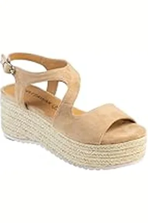 Chattawak 18hjostavbeige40, Sandalia con talón Mujer, , 40 EU