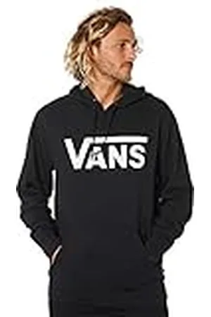 Vans MN Classic Po Hoodie II Sudadera con Capucha, Negro (Black-White Y28), S para Hombre