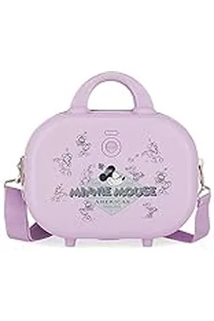 Disney Minnie Happiness Neceser Adaptable con Bandolera Morado 29x21x15 cms Rígido ABS 9,14L 2,52 kgs