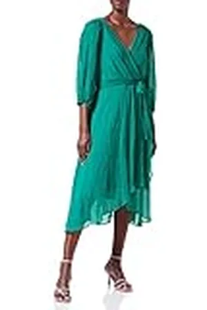 DKNY Dd1ja570 Ballon Sleeve Regular Fit Dress Vestido de cóctel, , 38 Mujeres