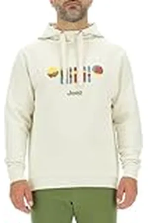 Jeep O102889-W497 J Sudadera Capucha Hombre - Estampado Grille Fondo de Camuflaje de Corteza J23W Hombre XL