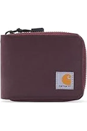 Carhartt Hombres Casual Canvas Reißverschluss, langlebige Geldbörse mit Reißverschluss, , Talla única, Carteras Casuales de Lona con Cremallera, Carteras duraderas con