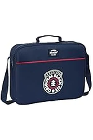 Blackfit8 M385a, Authentic-Cartera Extraescolares, Tejido Reciclable, Maletín Portatodo, Bandolera, Cómoda y Versátil, Calidad y Resistencia, 38x6x28 cm, Color Unisex niños, Estándar