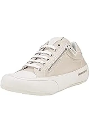Candice Cooper ROCK DELUXE ZIP CRUST/NAPPA WHITE-GREY, Zapatillas de gimnasio Mujer, Blanco/ (White/Grey), 40 EU