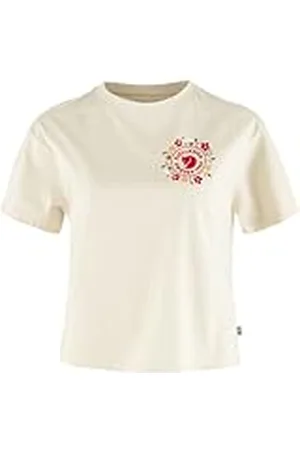 Fjällräven FJALLRAVEN Fjällblomster Logo T-Shirt W, , XS para Mujer