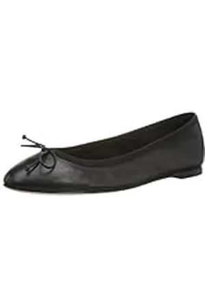 Pieces® Kate Leather Ballerina Black 17054139 - Bailarinas de Cuero para Mujer, Color Negro, Talla 39
